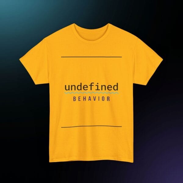 3113728453629458703_v2_2048_custom.jpeg Undefined Behavior Programmer T‑Shirt
