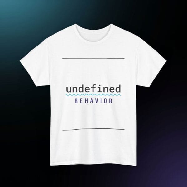 5220509922899558512_v2_2048_custom.jpeg Undefined Behavior Programmer T‑Shirt